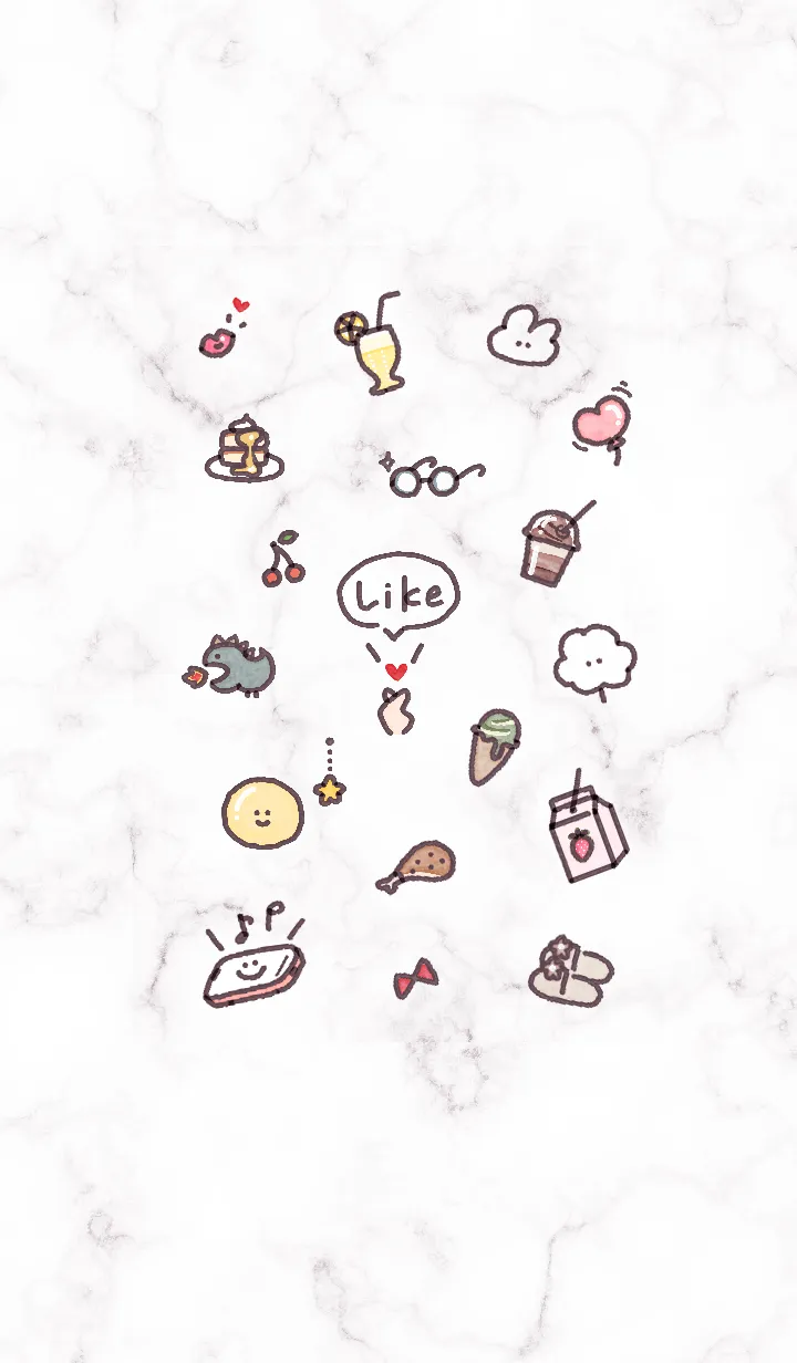 [LINE着せ替え] シンプルアイコン10♦グレージュ02_1の画像1