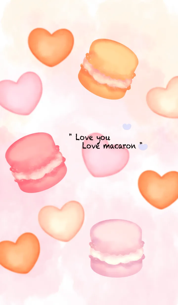 [LINE着せ替え] Sweet pastel macaron 11の画像1