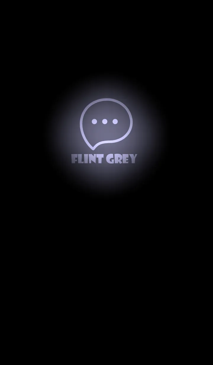 [LINE着せ替え] Flint Grey Neon Theme V2 (JP)の画像1