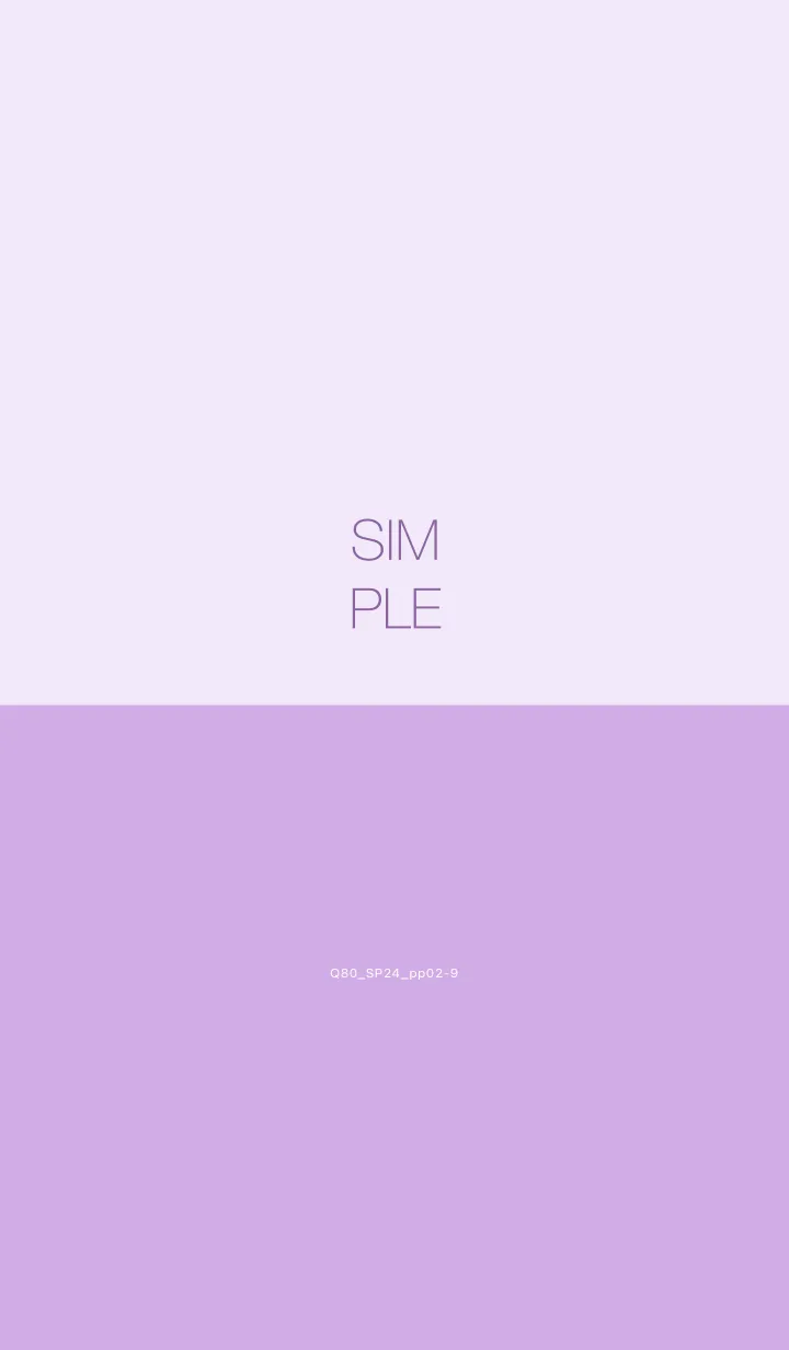 [LINE着せ替え] Q80_24_パープル2-9の画像1