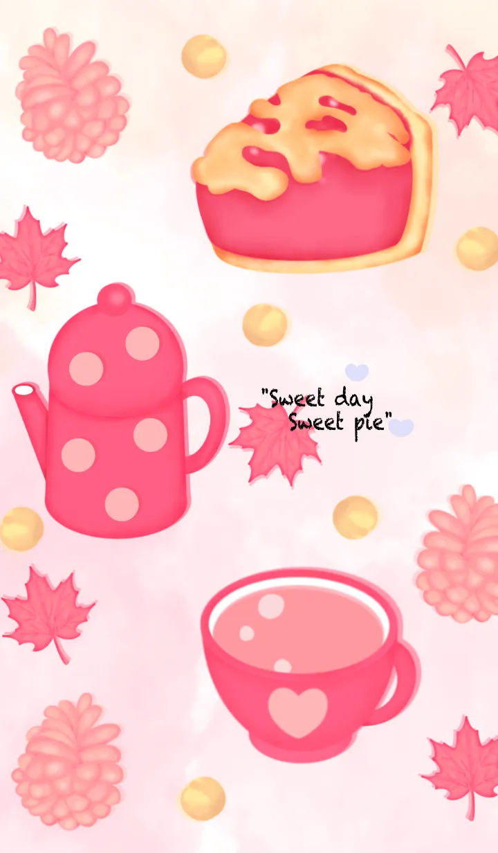 [LINE着せ替え] Sweet day Sweet pie 2の画像1