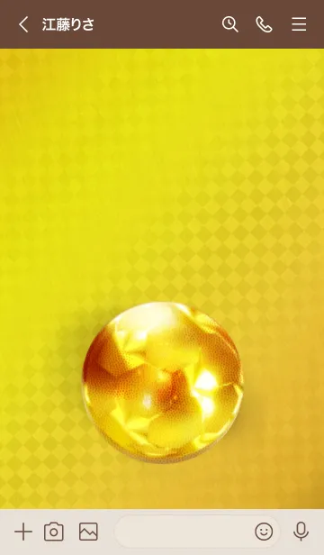 [LINE着せ替え] サッカーボール Football Gold 金色の画像3