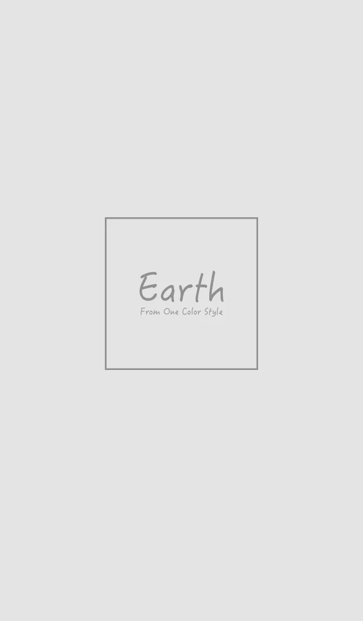 [LINE着せ替え] Earth／グレーグレーの画像1