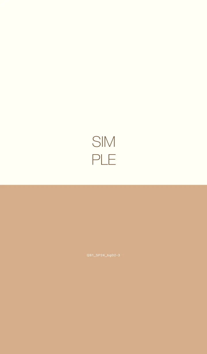 [LINE着せ替え] Q81_24_ベージュ2-3の画像1