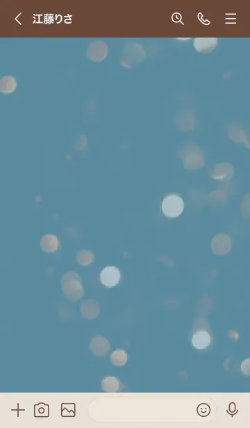 [LINE着せ替え] ベージュと青 : シンプルな貝殻の画像3