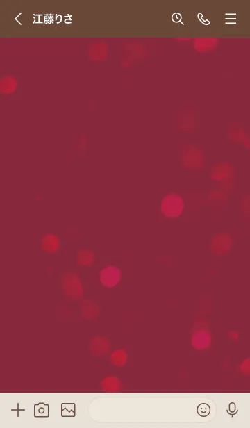 [LINE着せ替え] ボルドー : シンプルな貝殻の画像3