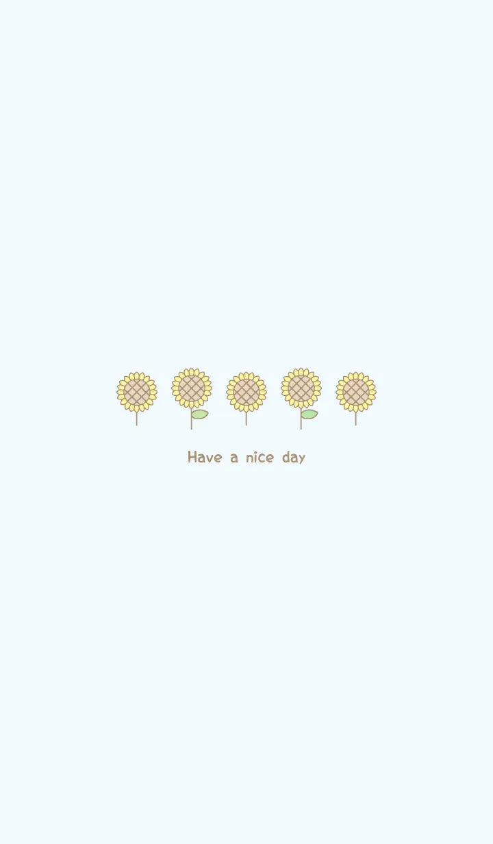 [LINE着せ替え] Lovely Sunflower -2022- 4の画像1
