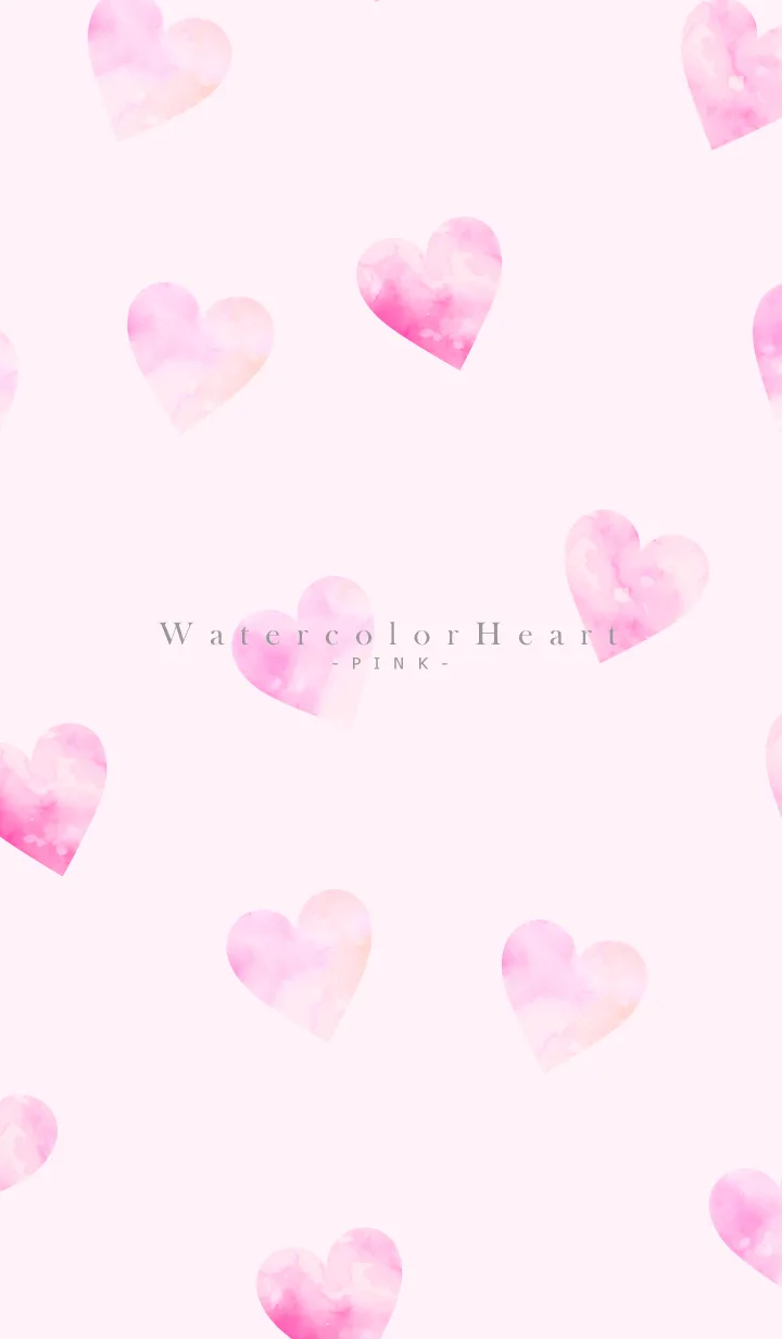 WatercolorHeart -PINK- 17の着せ替えメイン画像