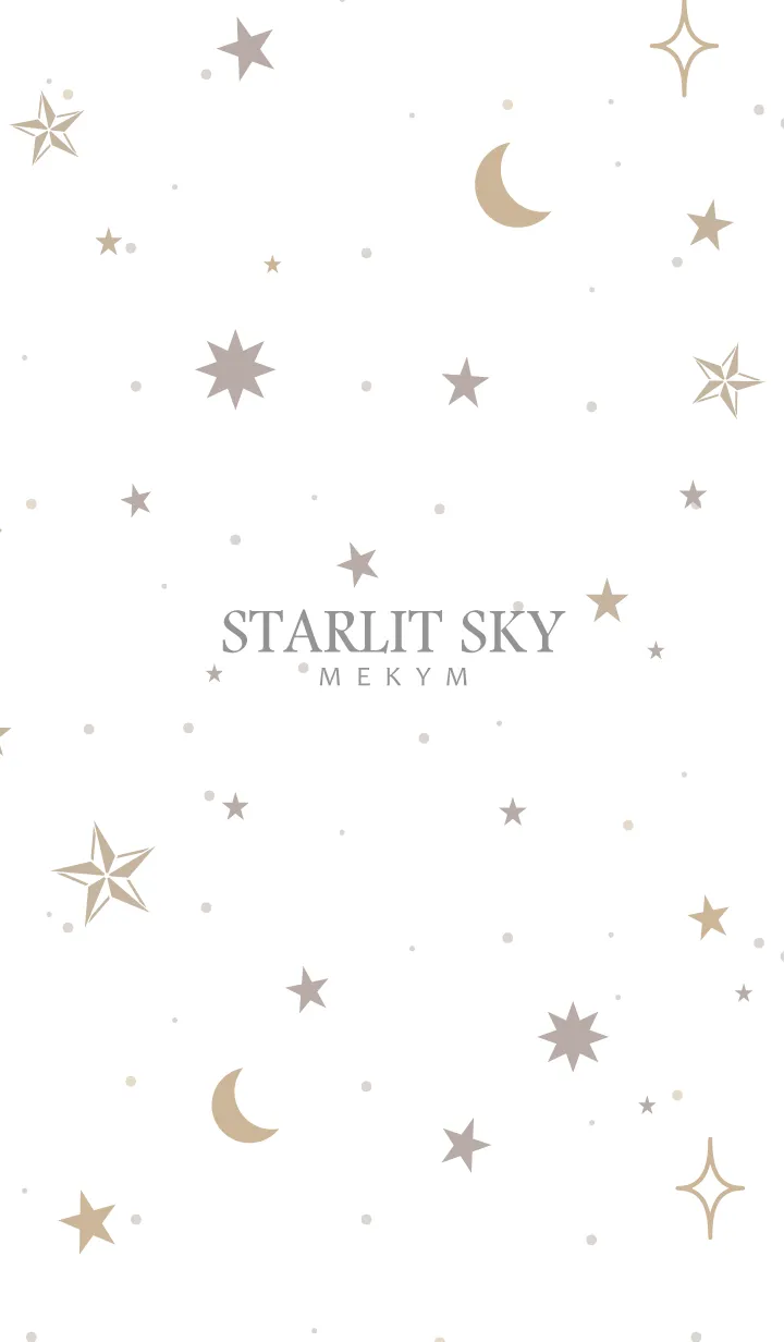 [LINE着せ替え] SIMPLE-STARLIT SKY MEKYM 12の画像1