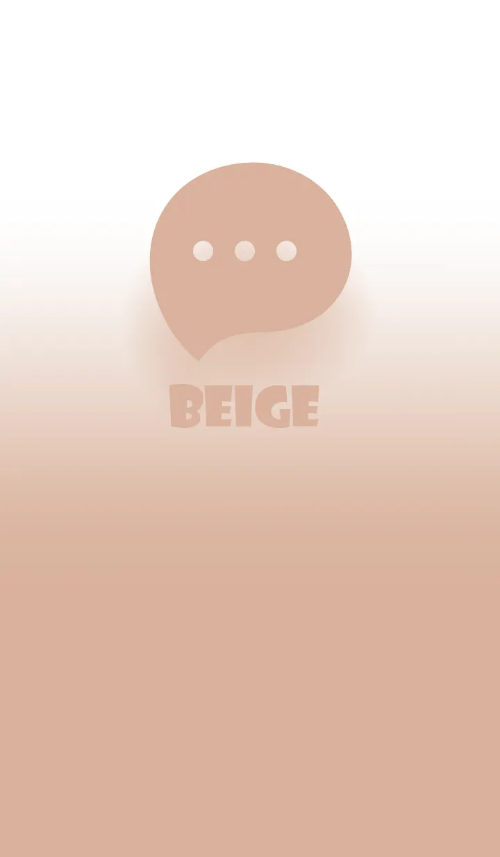 [LINE着せ替え] Beige  & White Theme V.2 (JP)の画像1