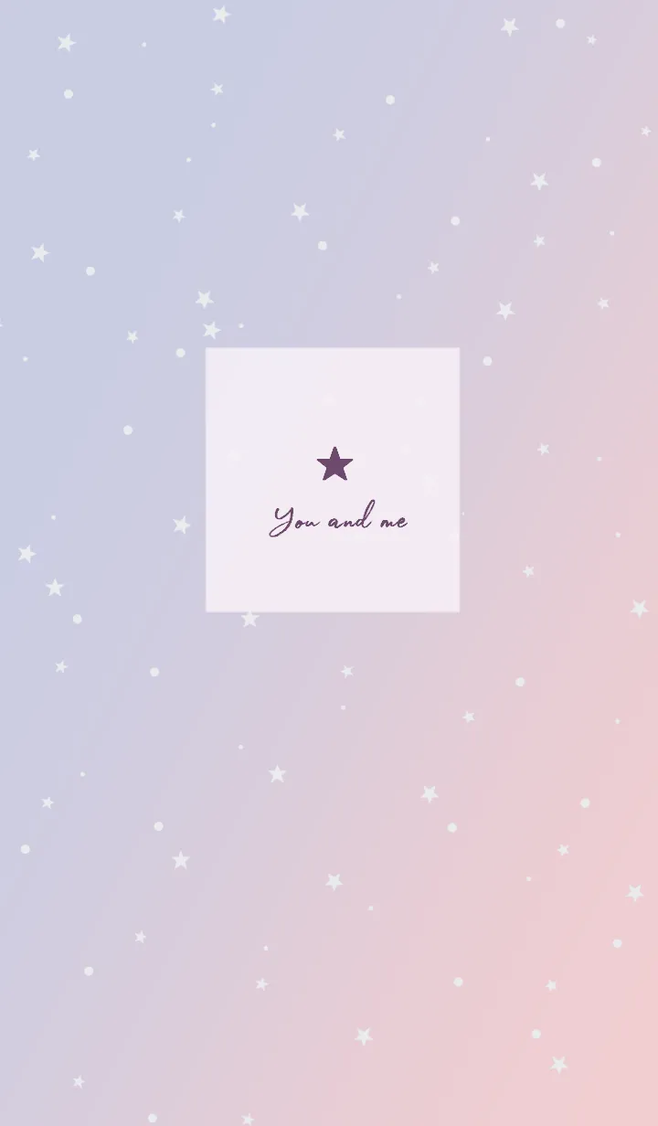 [LINE着せ替え] pattern star#gradation purpleの画像1