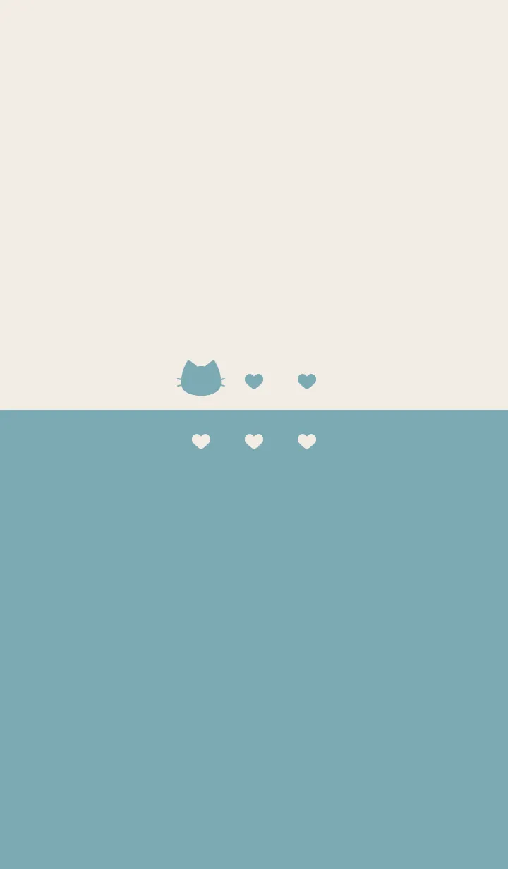 [LINE着せ替え] ねことハート(dusty colors:06)の画像1