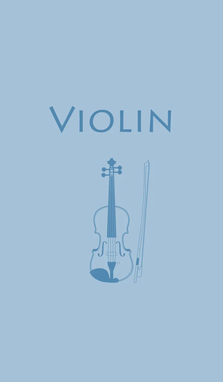 [LINE着せ替え] バイオリン スモークブルーの画像1