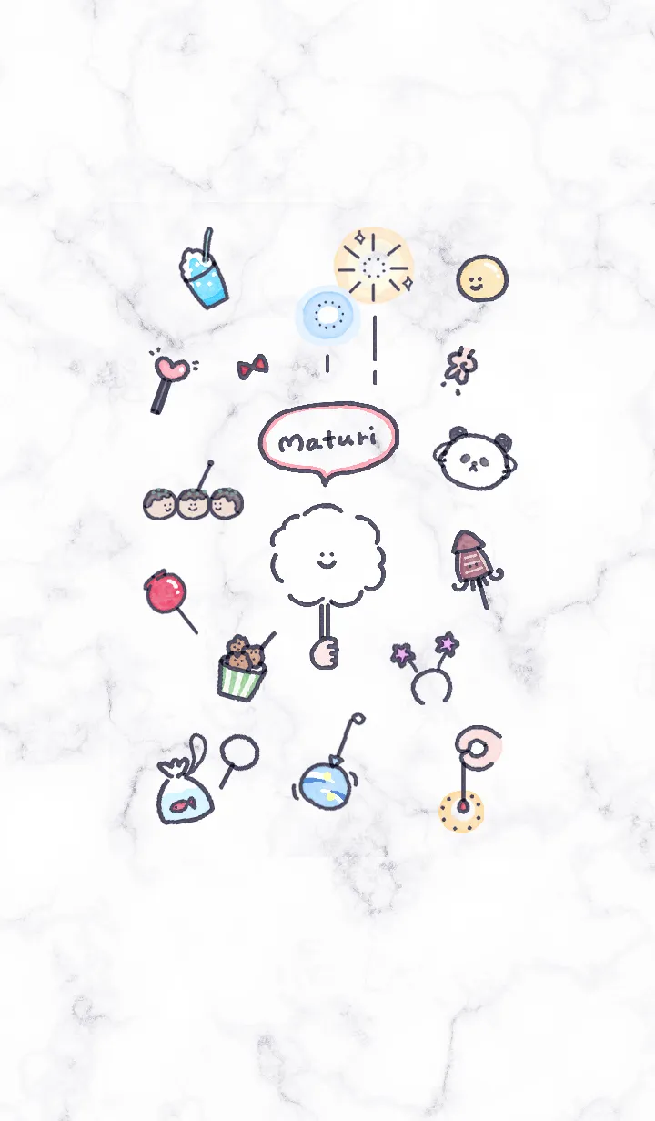 [LINE着せ替え] 夏祭りアイコン★ウィスタリア08_1の画像1