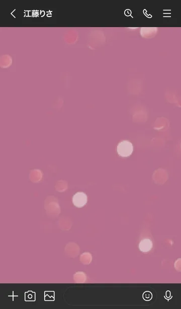 [LINE着せ替え] 黒とピンク : シンプルな貝殻の画像3