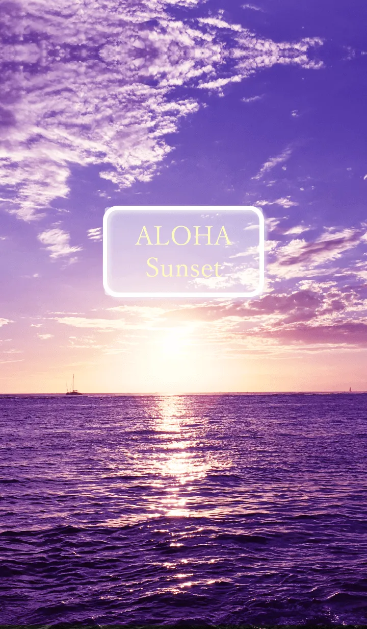 [LINE着せ替え] ALOHA Sunset..89の画像1