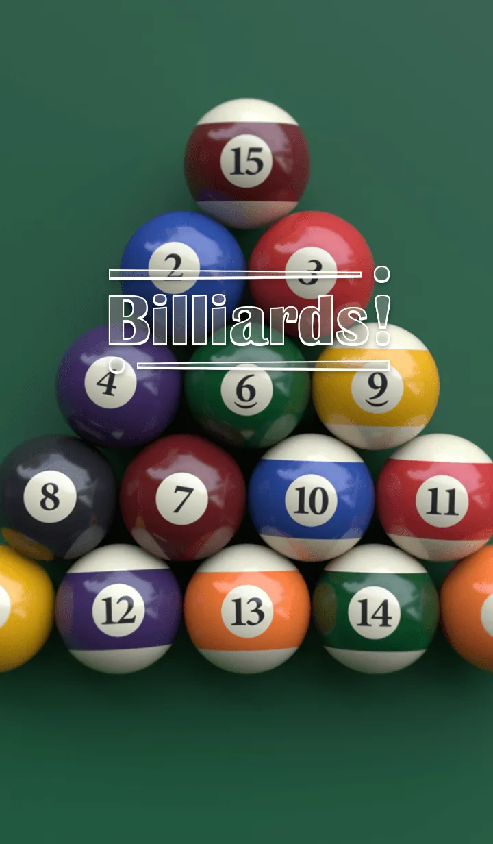 [LINE着せ替え] Billiards！の画像1