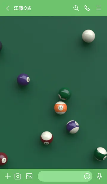 [LINE着せ替え] Billiards！の画像3