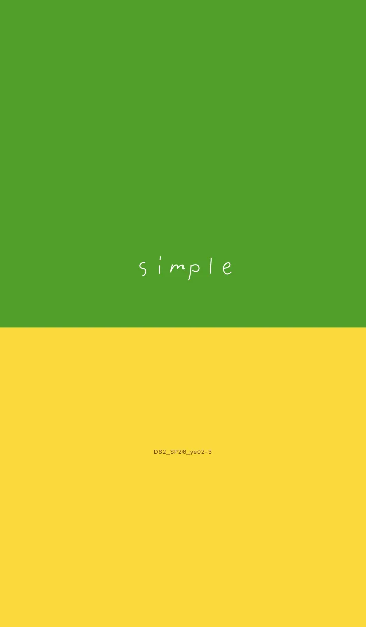 [LINE着せ替え] D82_26_イエロー2-3の画像1