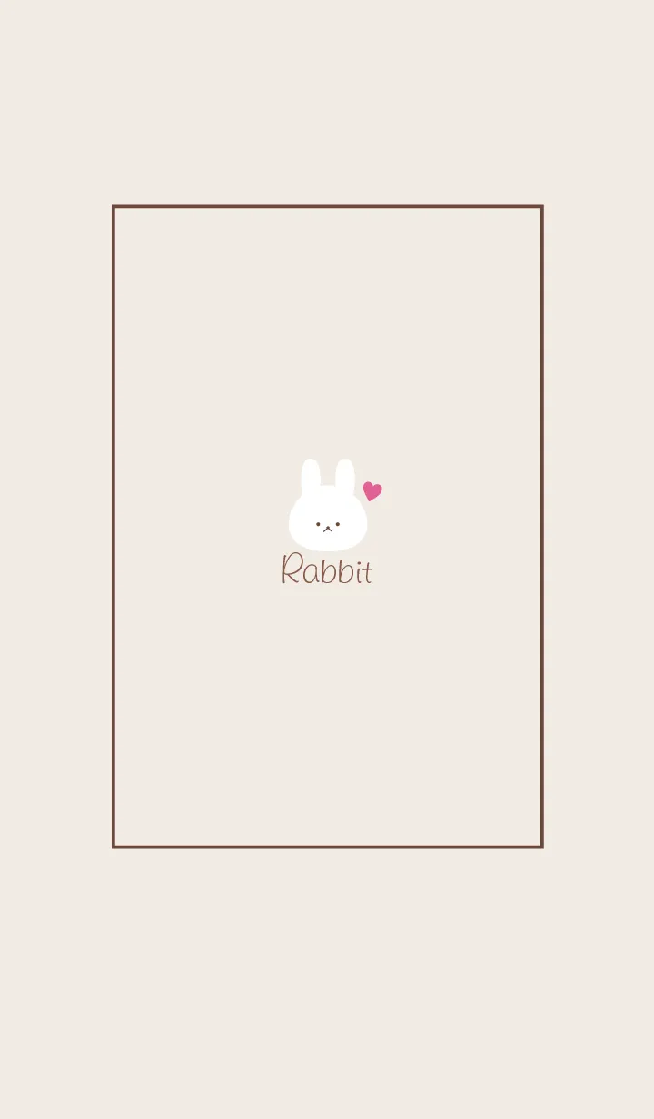 [LINE着せ替え] Rabbit-Dusky.Beige 14の画像1