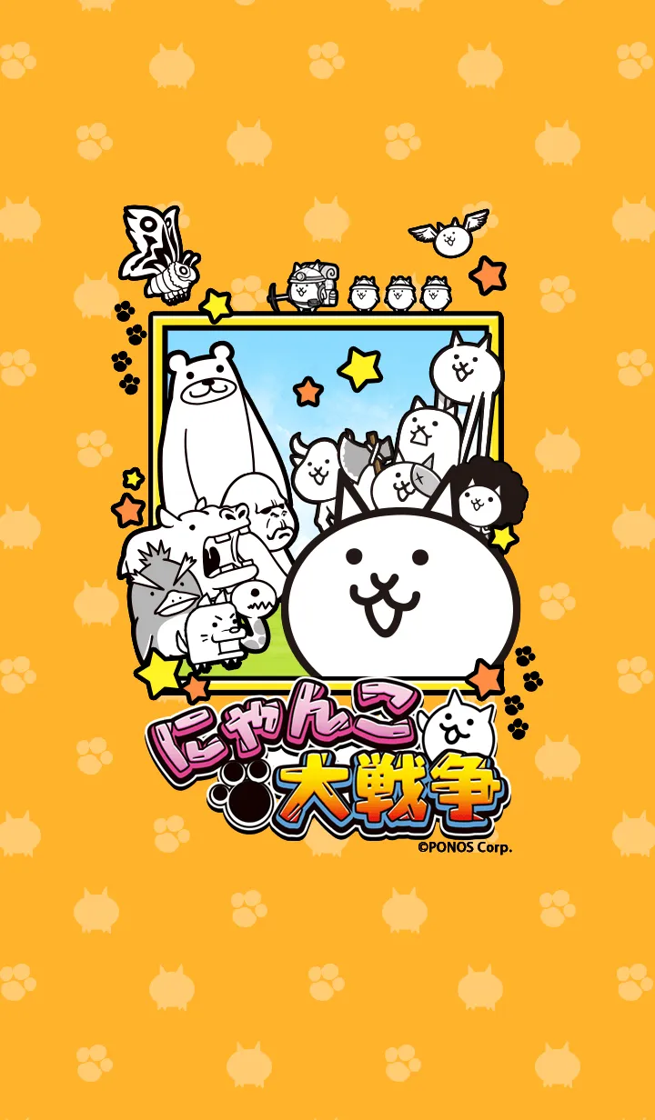 にゃんこ大戦争☆キモかわ着せ替え！のLINE着せ替え