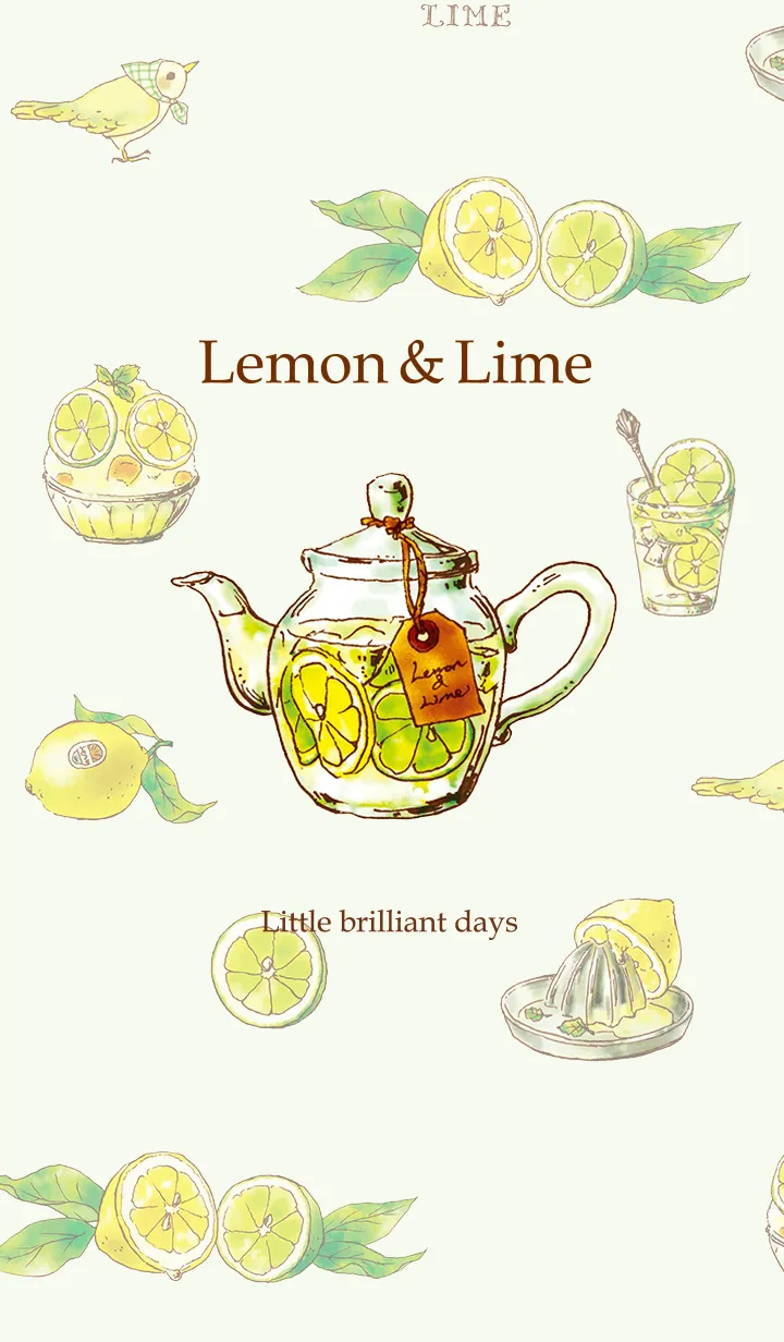 [LINE着せ替え] 2.Lemon&Lime（レモンライム）の画像1