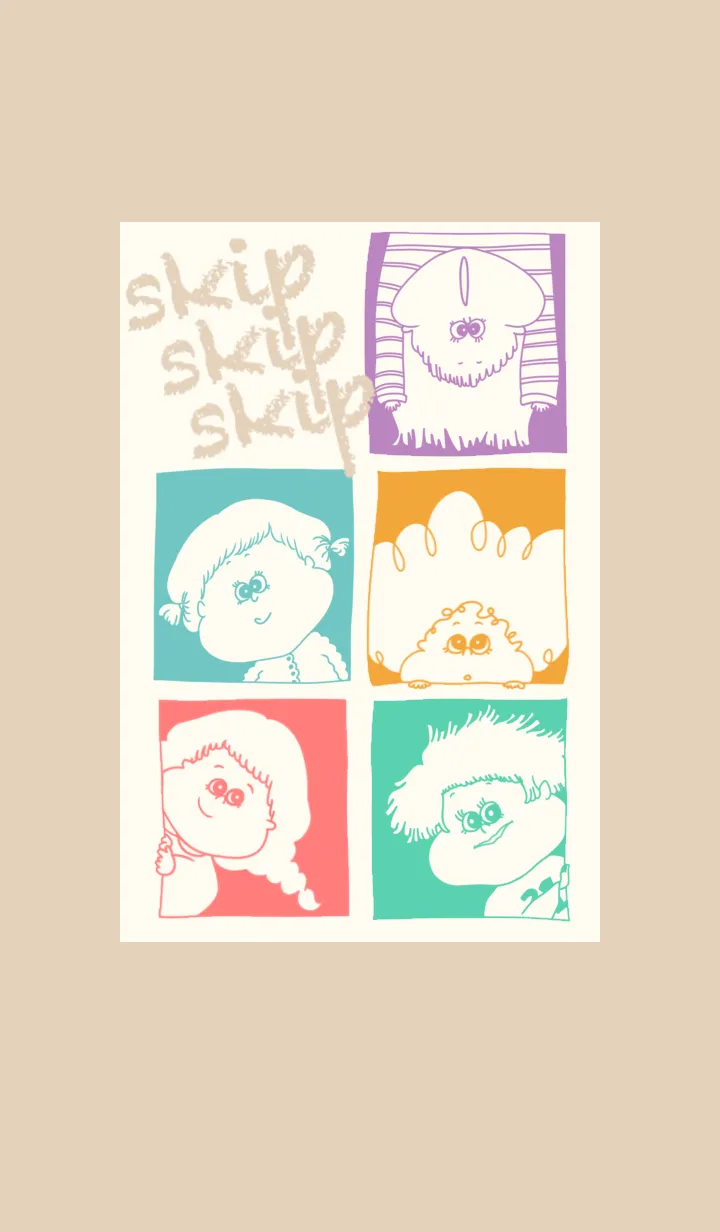 [LINE着せ替え] skip skip skipの画像1