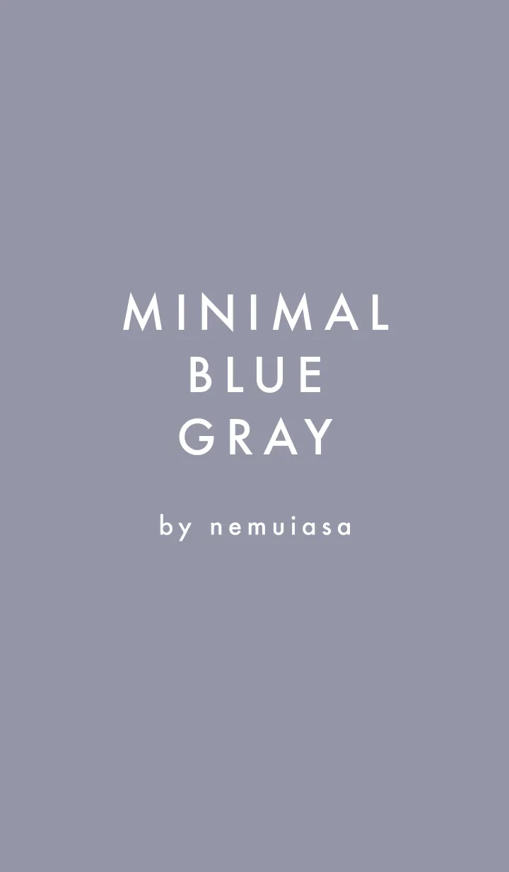 [LINE着せ替え] minimal nuance blue by nemuiasaの画像1