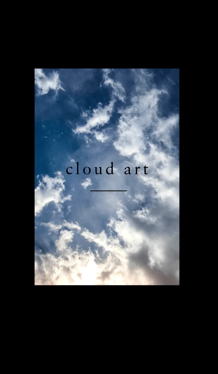 [LINE着せ替え] cloud art_05_bの画像1