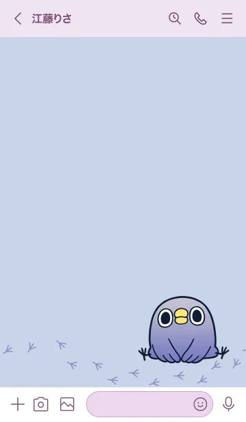 [LINE着せ替え] めんトリ-simple- めんトリver.の画像3