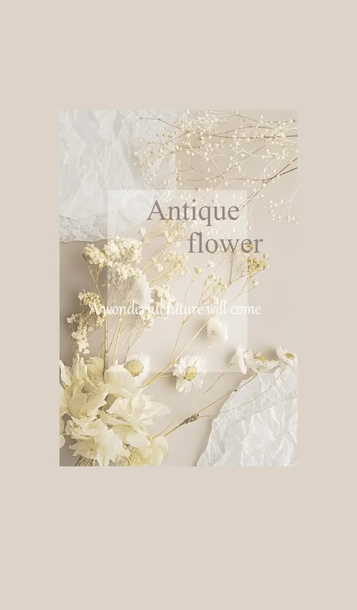 [LINE着せ替え] アンティークフラワーに囲まれる空間で1の画像1
