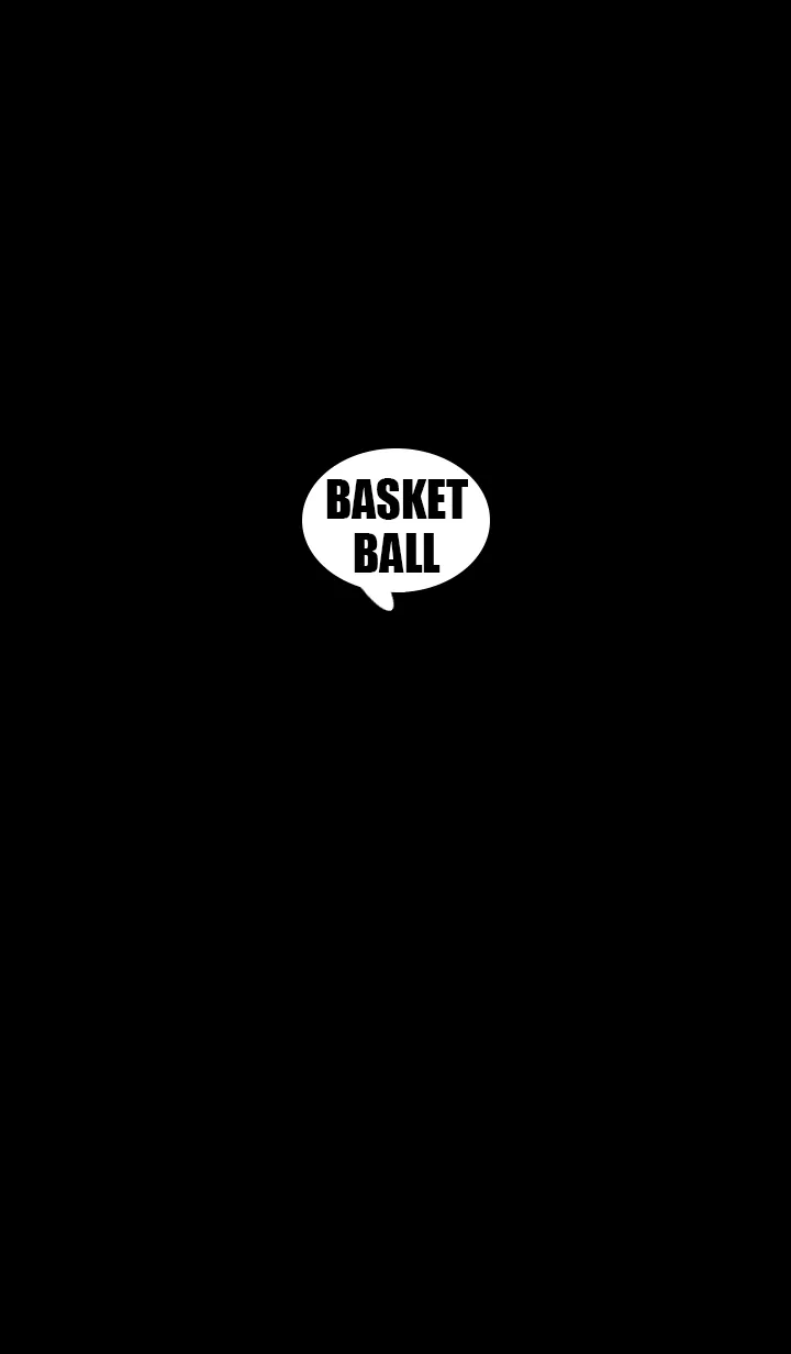 [LINE着せ替え] BASKETBALL ブラックの画像1