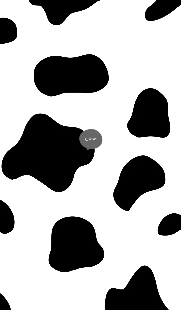 [LINE着せ替え] カウ柄。牛。シンプル。の画像1