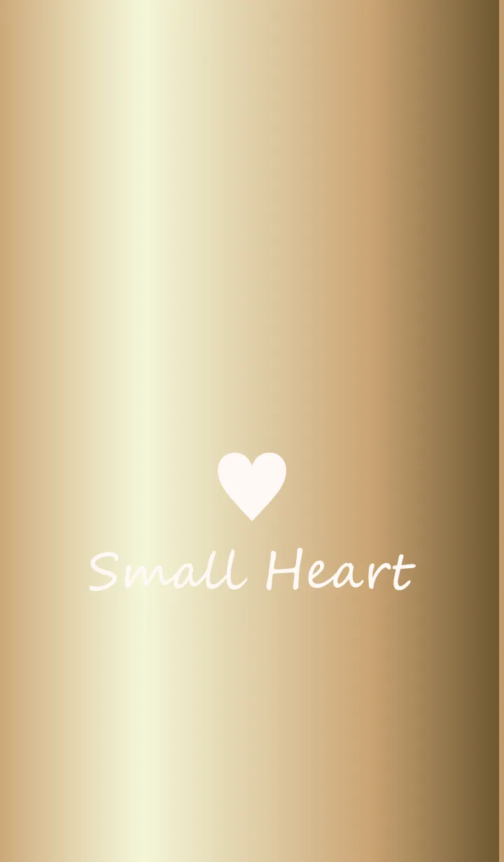 [LINE着せ替え] Small Heart *GOLD 6*の画像1