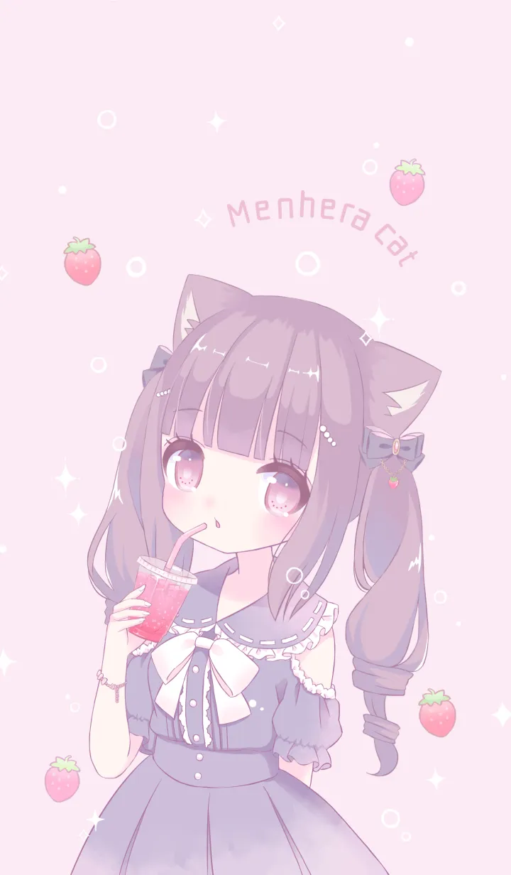 [LINE着せ替え] めんへら猫の画像1