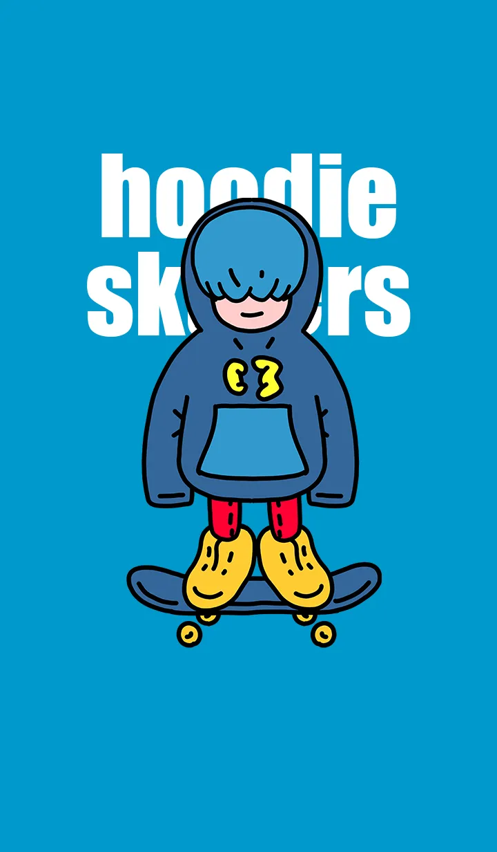 [LINE着せ替え] HOODIE SKATERS 01の画像1