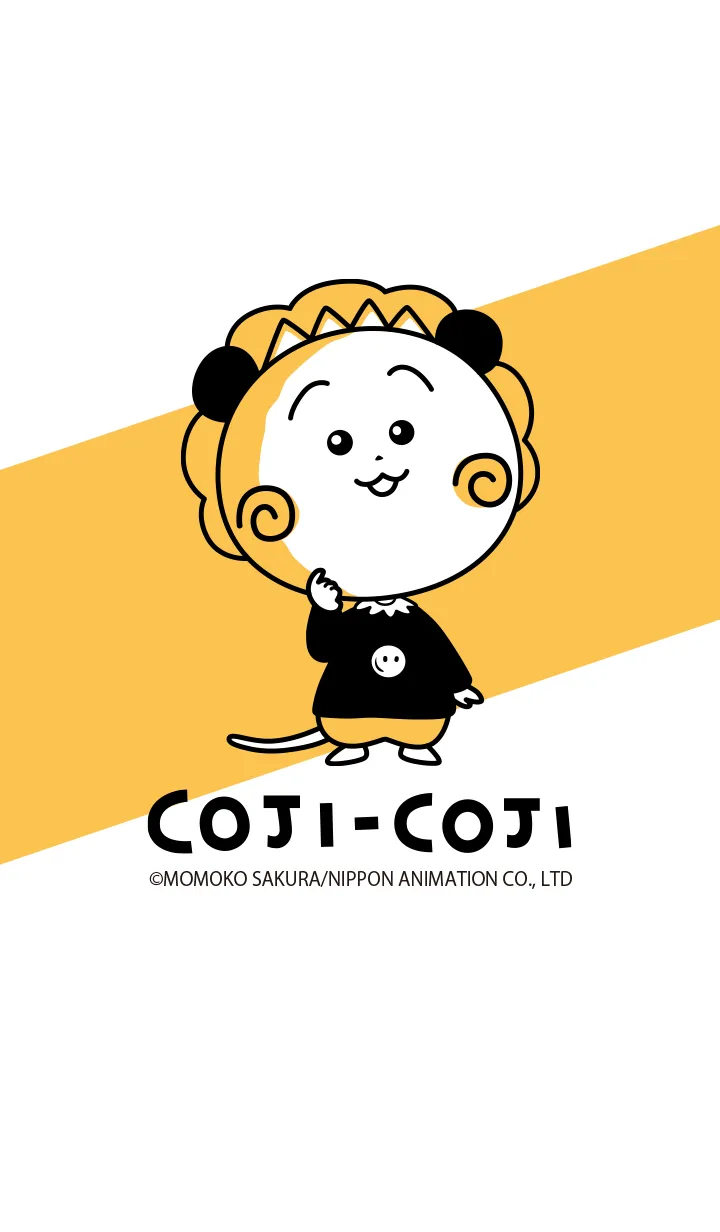 [LINE着せ替え] コジコジ -YELLOW×BLACK-の画像1