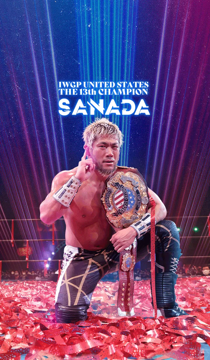 [LINE着せ替え] SANADA “IWGP US ヘビー級王座”戴冠記念の画像1