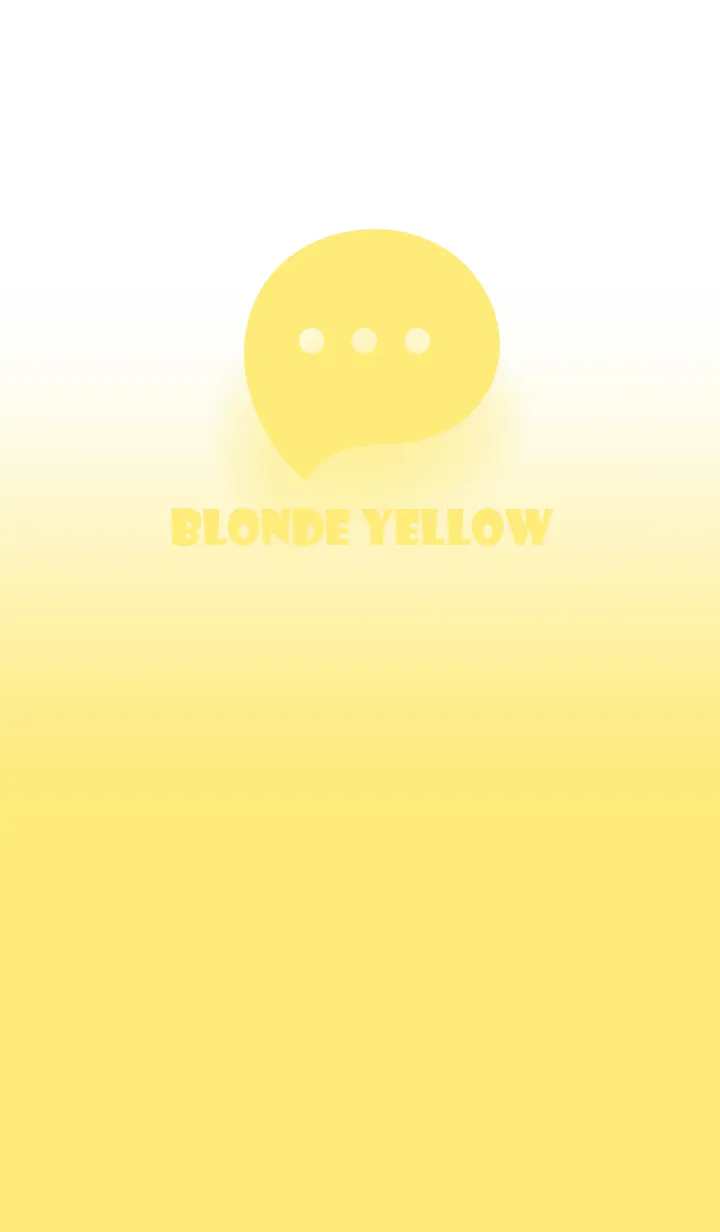 Blonde Yellow & White Theme V.2 (JP)の着せ替えメイン画像