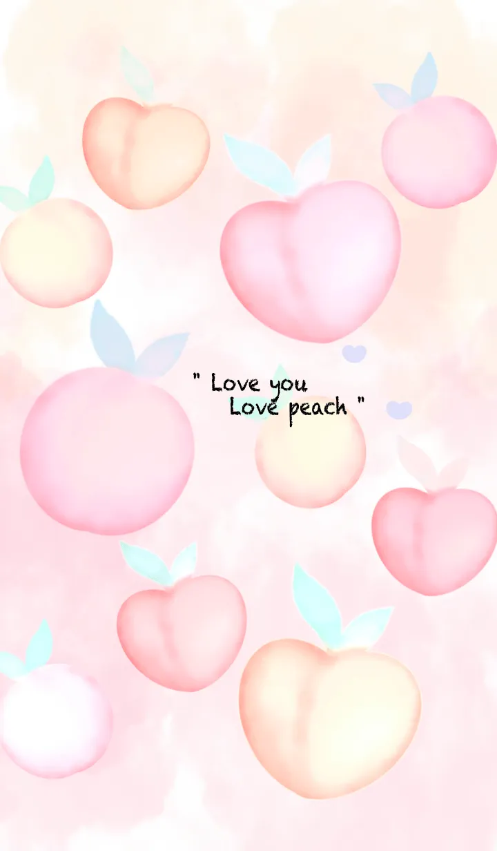 [LINE着せ替え] Pastel peach 12 :)の画像1