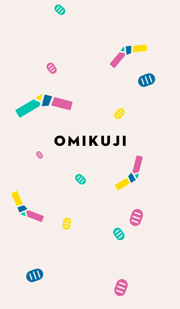 [LINE着せ替え] OMIKUJI / 赤の画像1