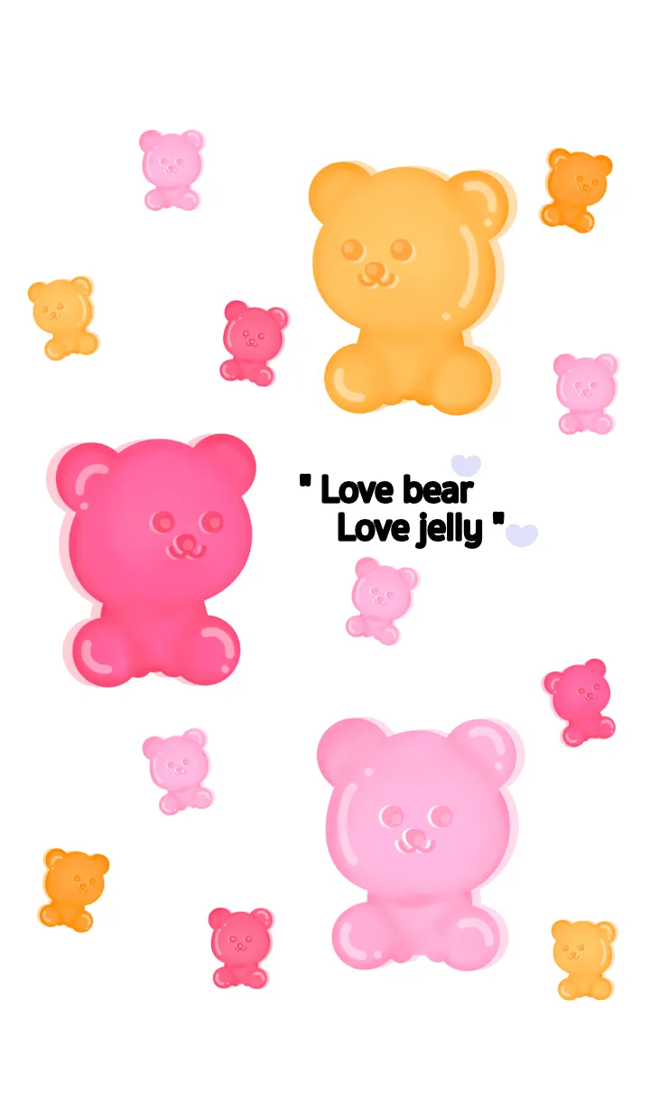 [LINE着せ替え] My sweet jelly bear 2の画像1