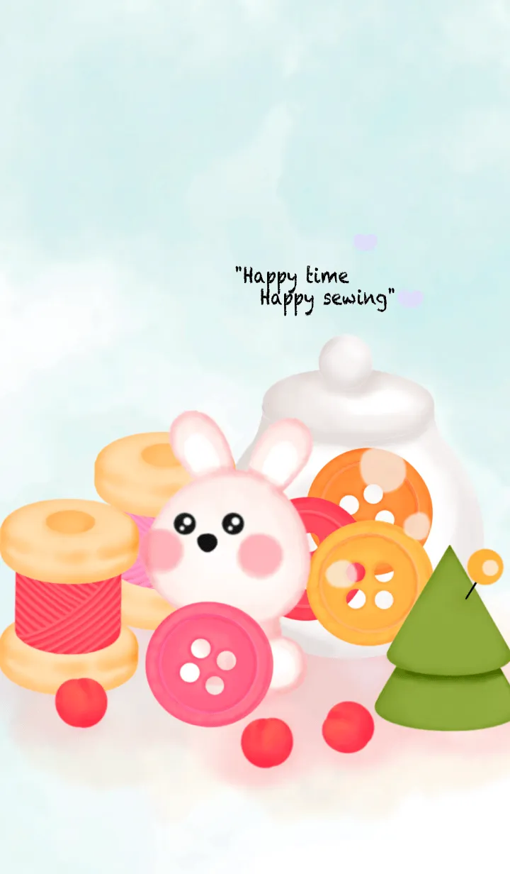 [LINE着せ替え] My sewing time 7の画像1