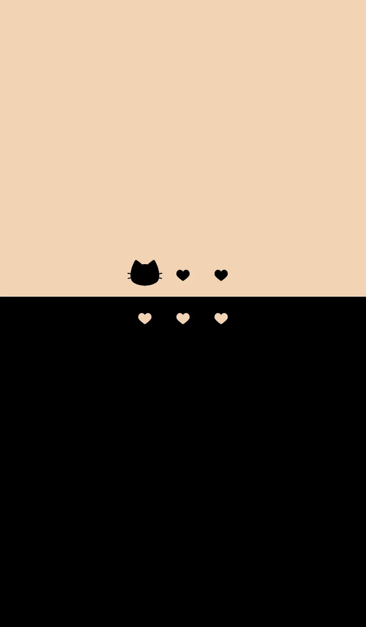 [LINE着せ替え] ねことハート(pastel:02)の画像1