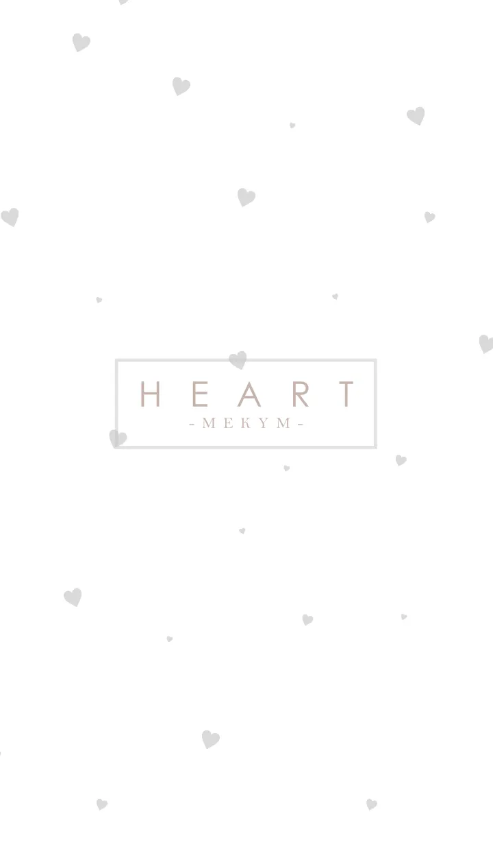 [LINE着せ替え] HEART Gray-MEKYM 22の画像1