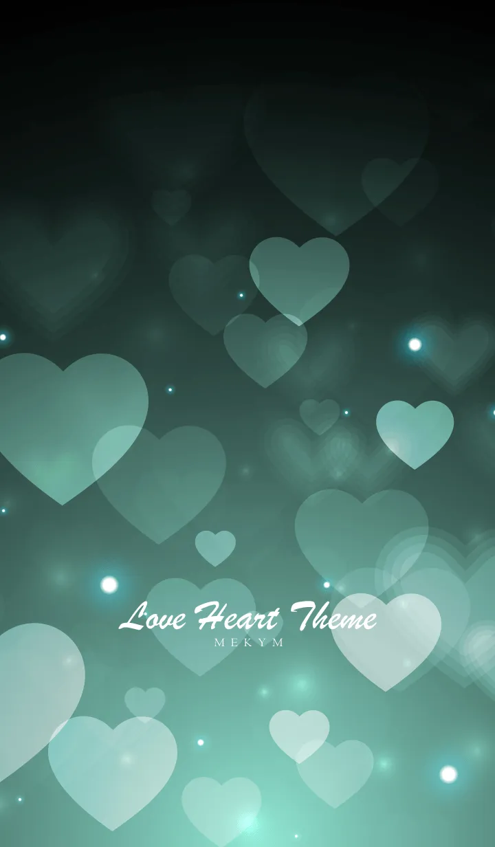 [LINE着せ替え] Love Heart Theme -AERO BLUE-の画像1