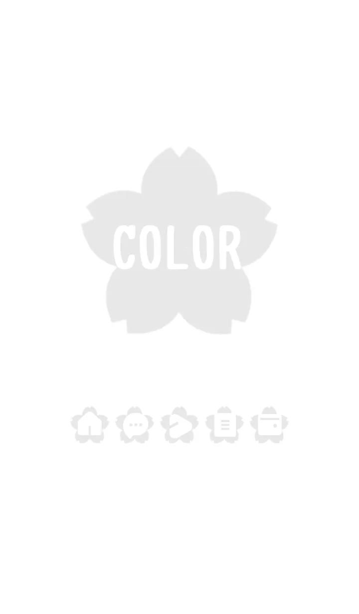 [LINE着せ替え] bw color E03の画像1