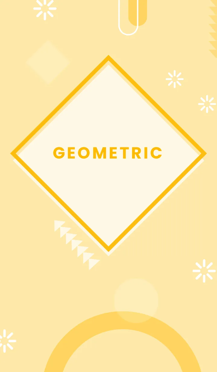 [LINE着せ替え] Flat Geometric Cape Honeyの画像1