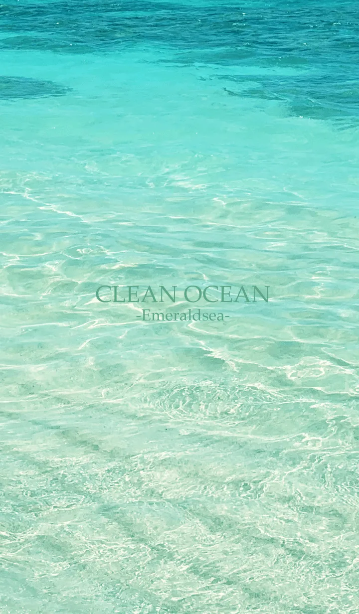 [LINE着せ替え] CLEAN OCEAN-Emerald sea 8の画像1