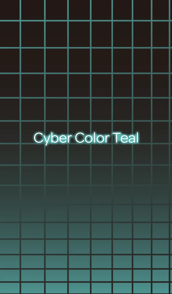 [LINE着せ替え] Cyber Color Tealの画像1